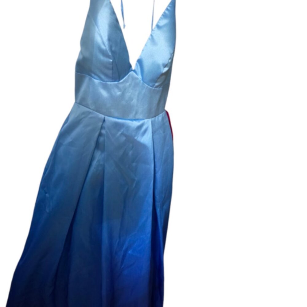 Midnight Ocean Ombre Gown – Sleek & Stunning Formal Dress